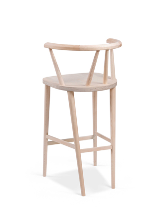 Retirement Dining Betty Barstool, back view